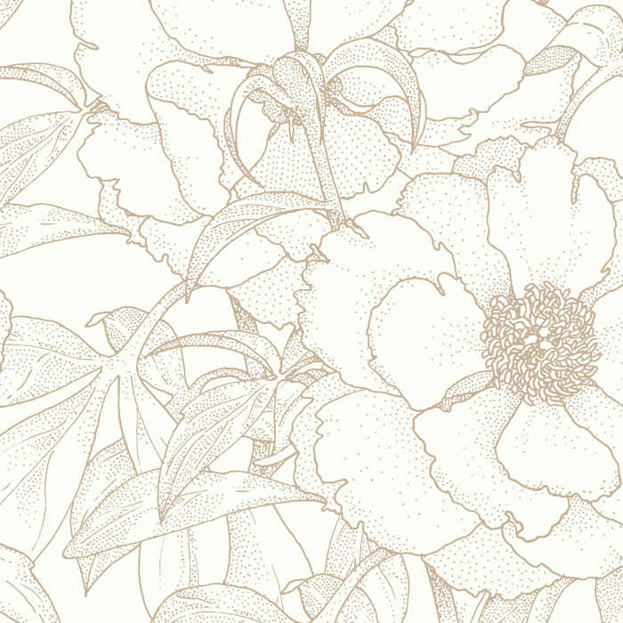 Add a classic touch to the interior home with the floral pattern used in our Vintage Anemones Peel And Stick Removable Wallpaper.