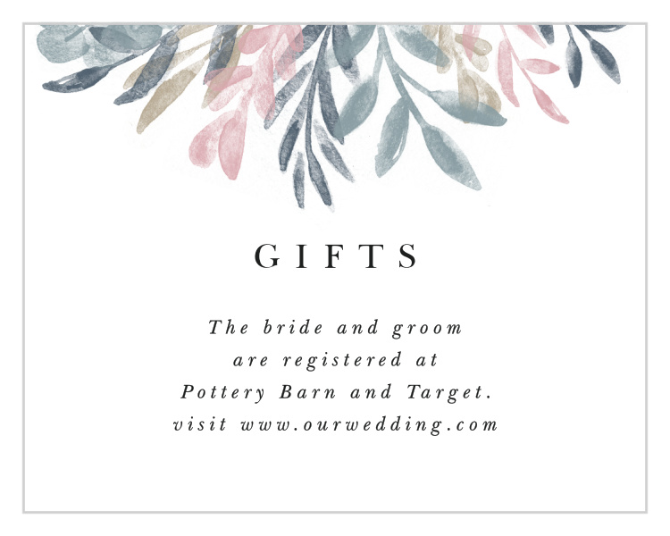 Sweetly Framed Registry Cards