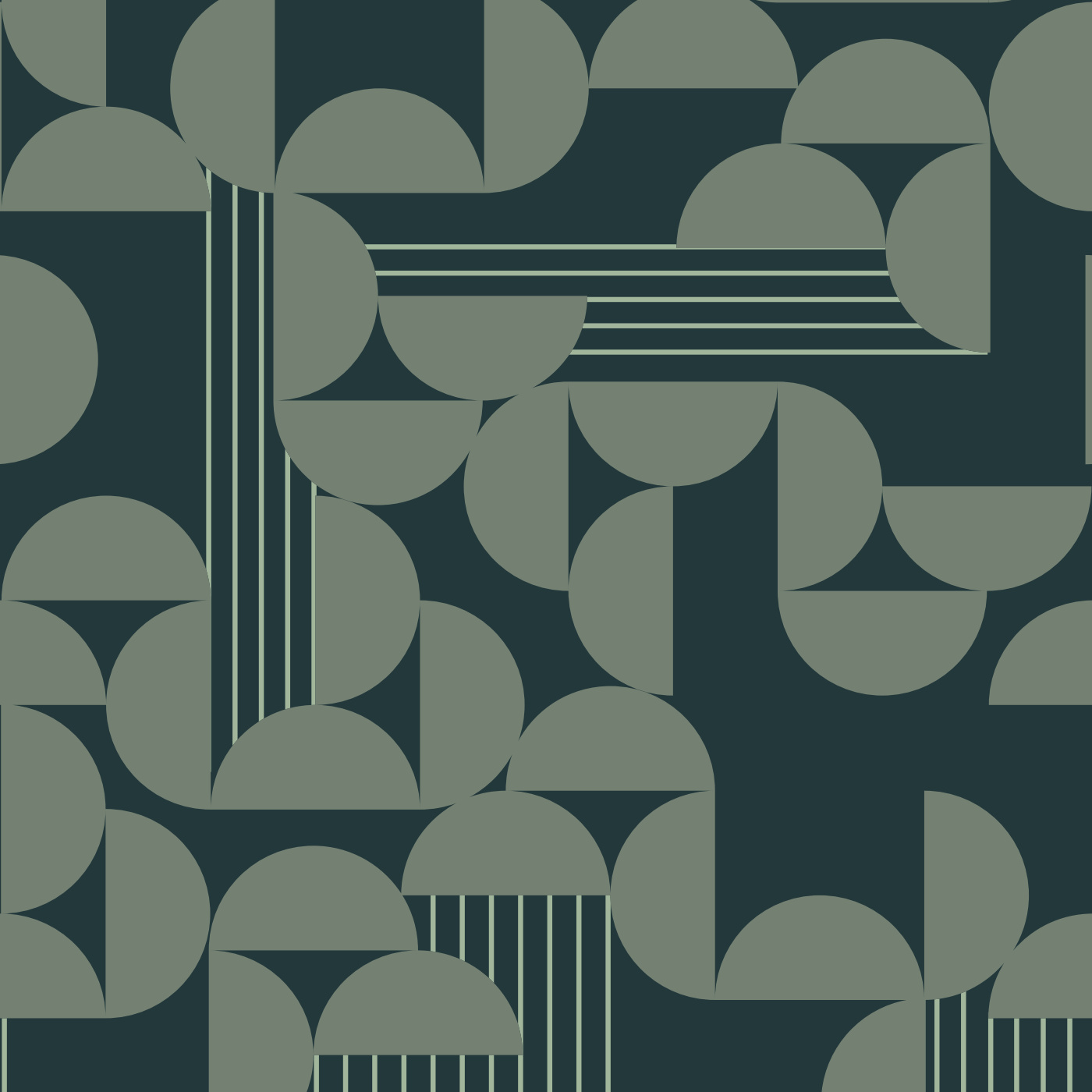 Midcentury Abstract Wallpaper