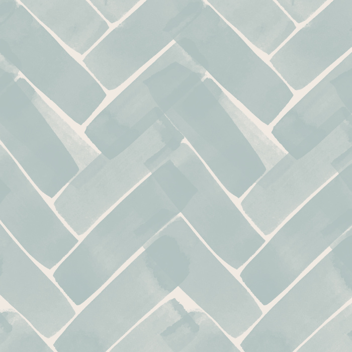 Create the perfect accent wall in any room of your home with our Watercolor Herringbone Peel And Stick Removable Wallpaper.