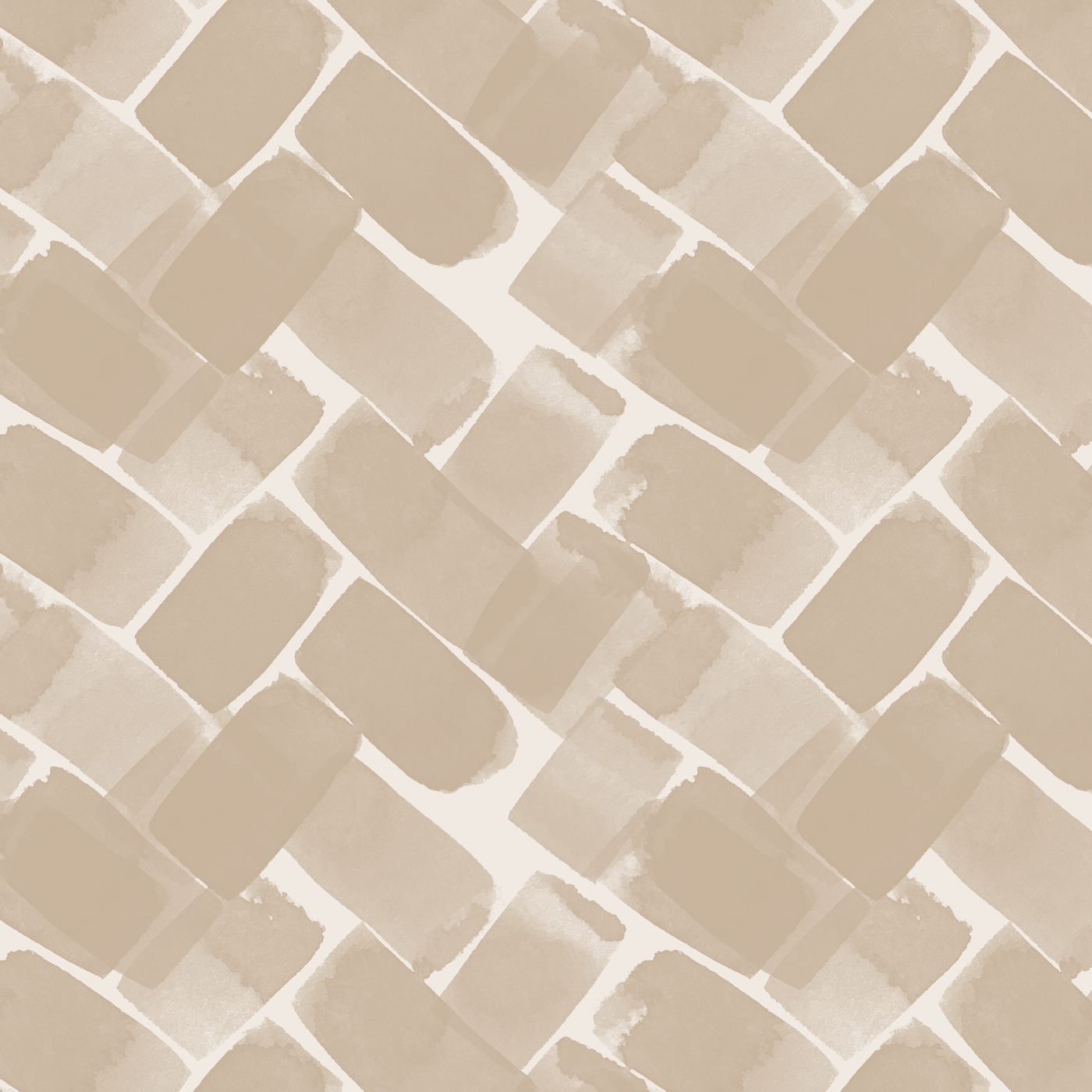 Painted Cobblestone Wallpaper