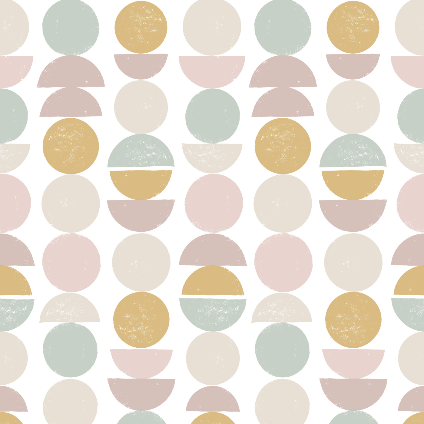 Stamped Shapes Wallpaper