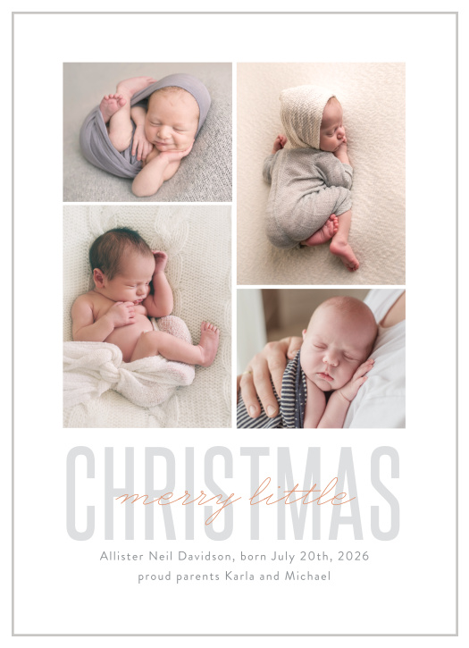 Spread your good news this season with our Merry Welcome Christmas Cards.