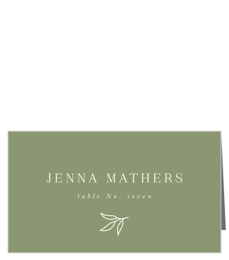 Mod Monogram Place Cards