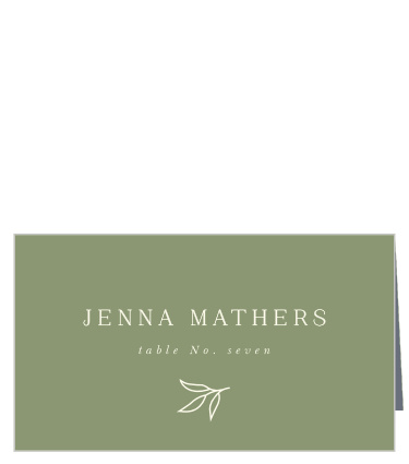 Mod Monogram Place Cards