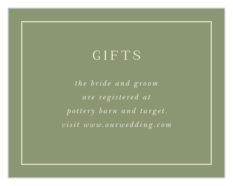 Mod Monogram Registry Cards