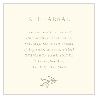Mod Monogram Rehearsal Cards