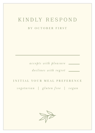 Mod Monogram Response Cards