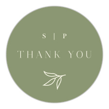 Gift family and friends with a memento of your special day with our Mod Monogram Wedding Stickers.