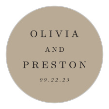 Gift loved ones with a memento of your big day or personalize your wedding invitations with our Inked Florals Wedding Stickers.