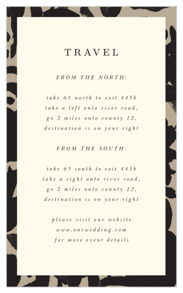Inked Florals Direction Cards
