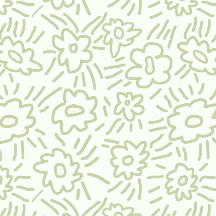 Create a whimsically fun room with our Paint The Flowers Wallpaper.