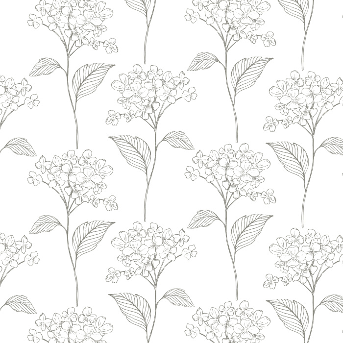 Create a stunningly beautiful atmosphere with our Dainty Hydrangea Wallpaper. 