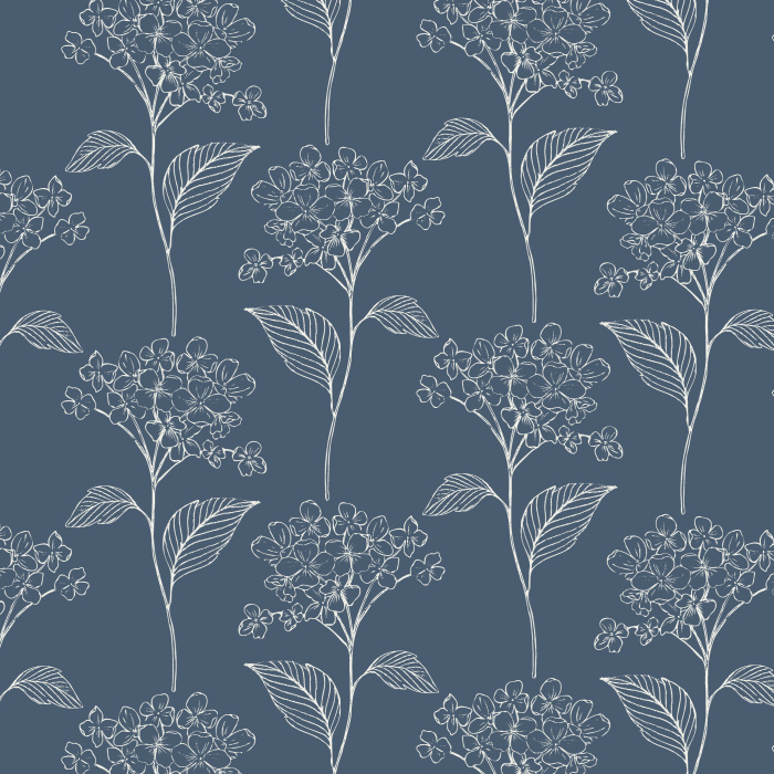 Create a stunningly beautiful atmosphere with our Dainty Hydrangea Wallpaper. 