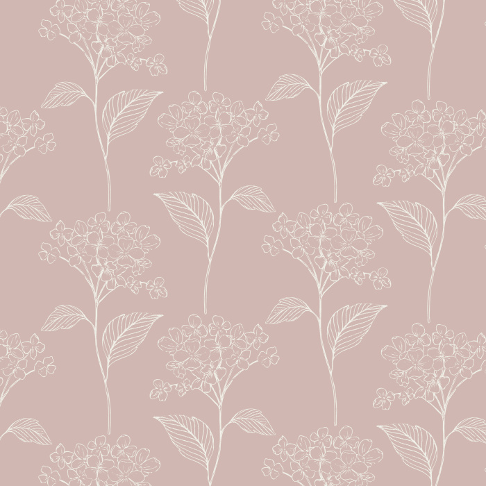Create a stunningly beautiful atmosphere with our Dainty Hydrangea Wallpaper. 