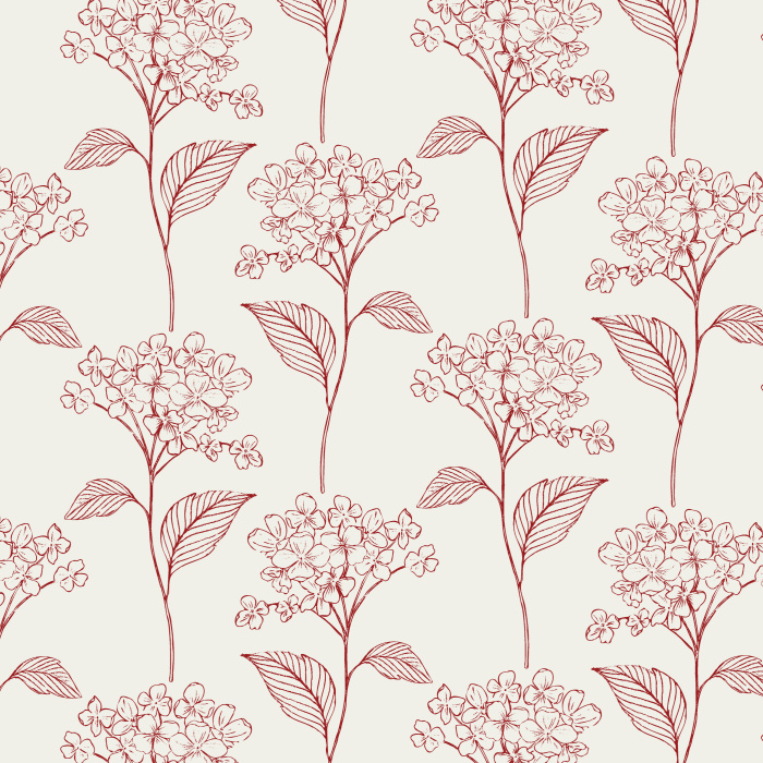 Create a stunningly beautiful atmosphere with our Dainty Hydrangea Wallpaper. 