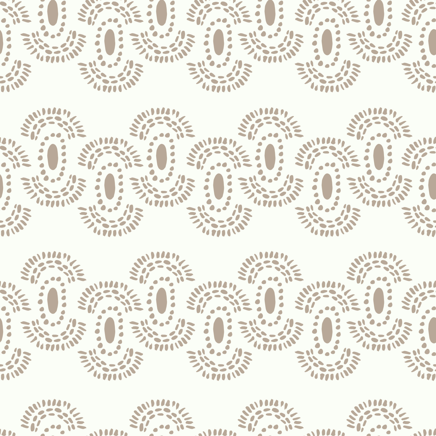 Pattern Beige Wallpaper