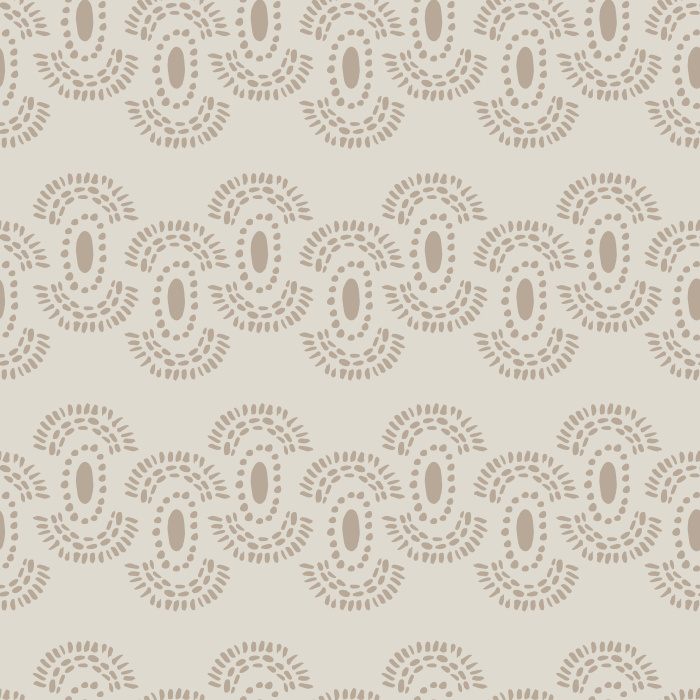 Add a touch of bohemian flair with our Pattern Beige Wallpaper. 