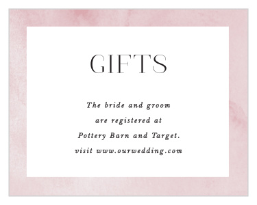 Colorful Band Registry Cards