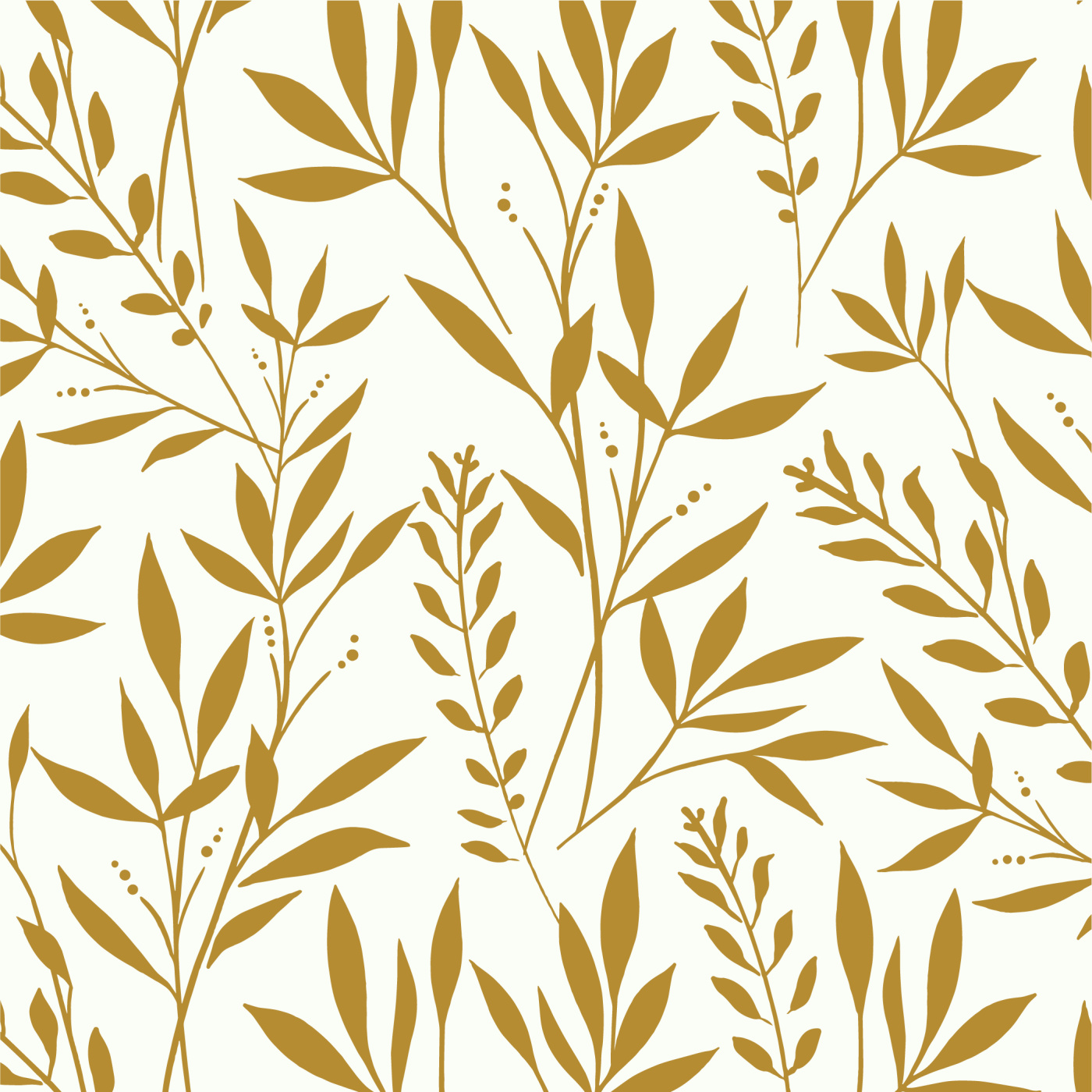 Lush Leaves Wallpaper