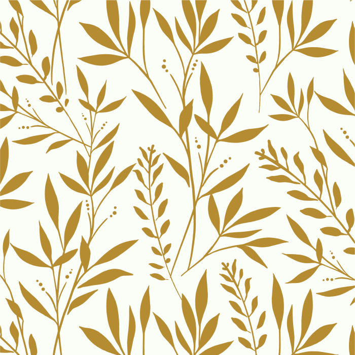 Create a botanical look on any wall in your home with our Lush Leaves Peel And Stick Removable Wallpaper.