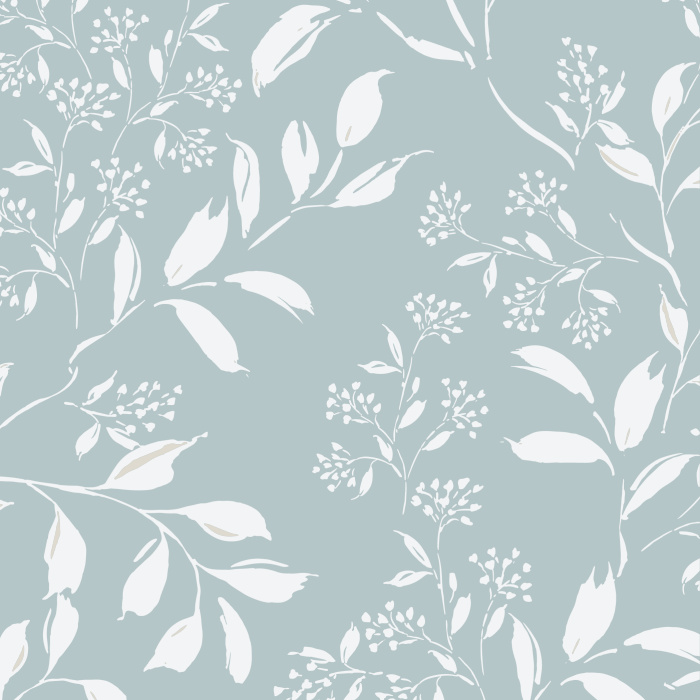 Create a new, fresh feel in any room of your home with our Swirling Botanicals Peel And Stick Removable Wallpaper.