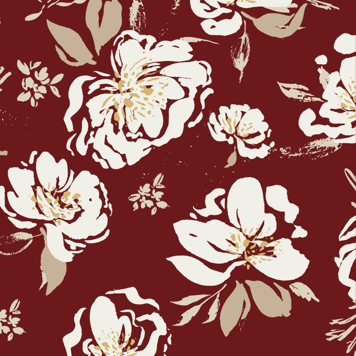 Create the look of a garden on any wall in your home with our Neutral Roses Peel And Stick Removable Wallpaper.