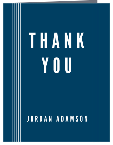 Thank your family and friends for their love and support during this exciting time with our Sports Grad Graduation Thank You Cards. 