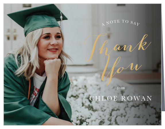 The Share A Toast Graduation Thank You Cards are a great way to thank your friends and family for their support during this exciting time in your life!
