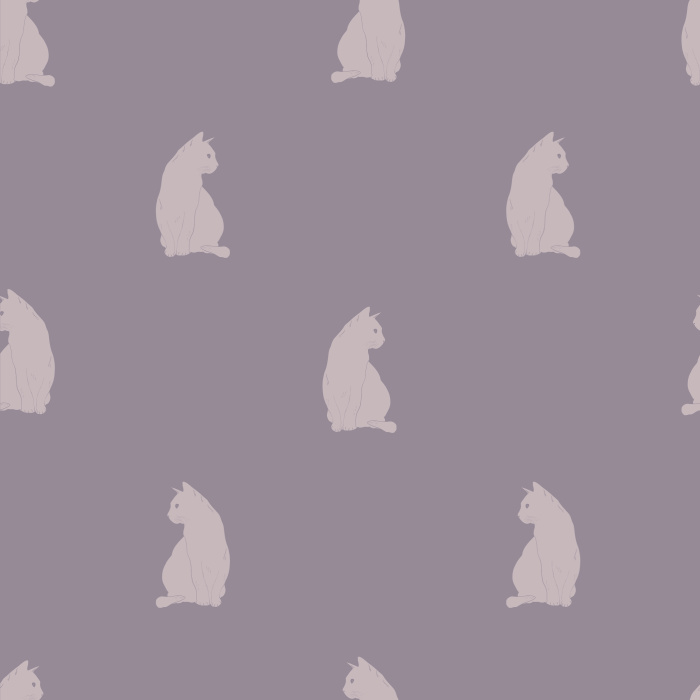Create the purrfect child's room with our Minimal Kittens Peel And Stick Removable Wallpaper.