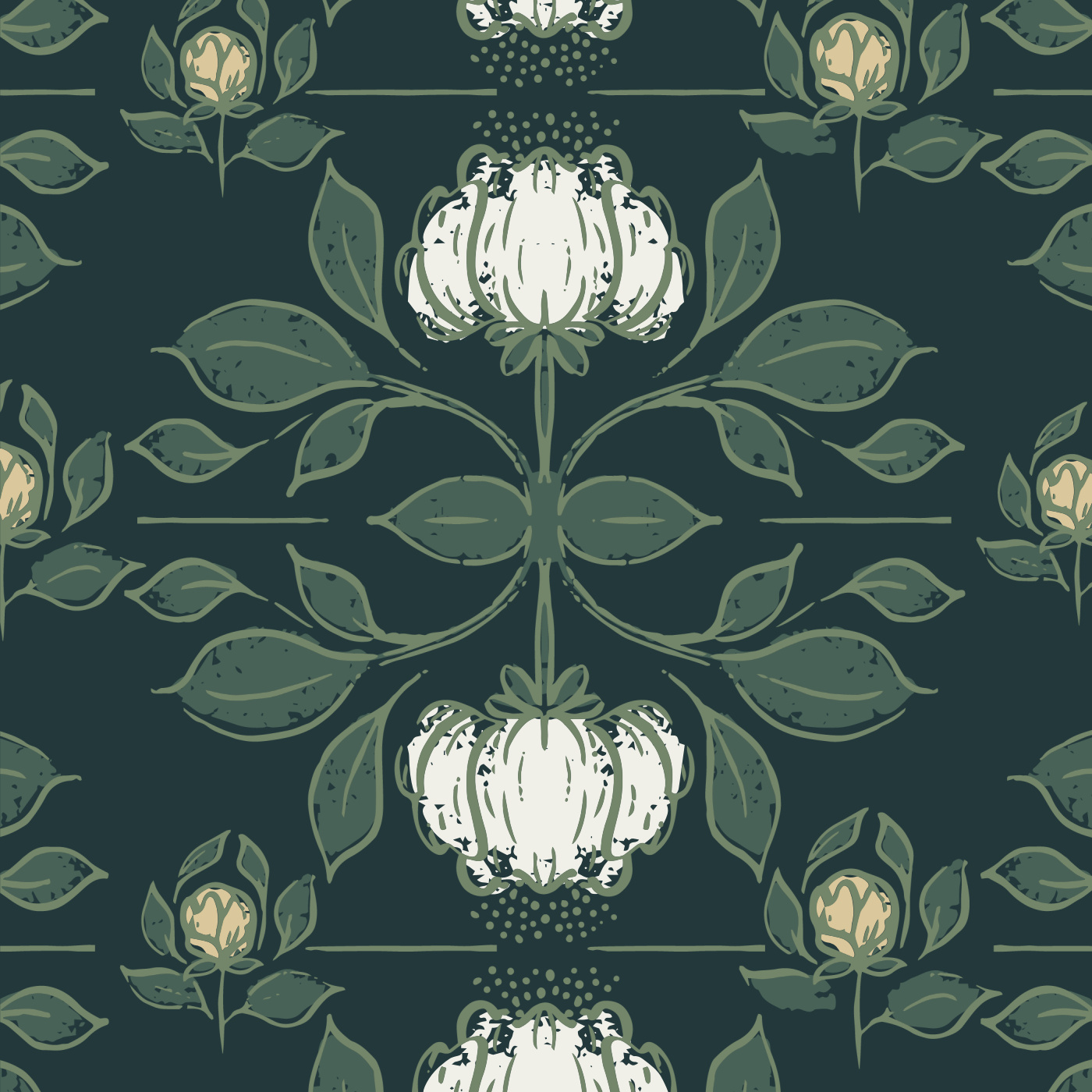 Mirrored Trellis Wallpaper