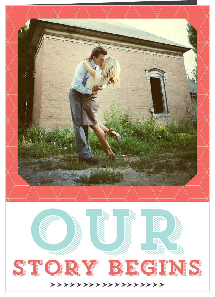 Modern Slash Wedding Invitations