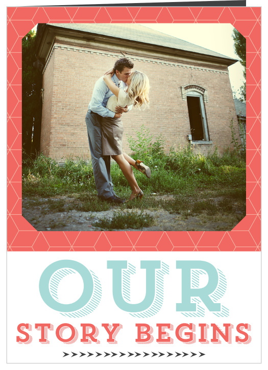 Modern Slash Wedding Invitations