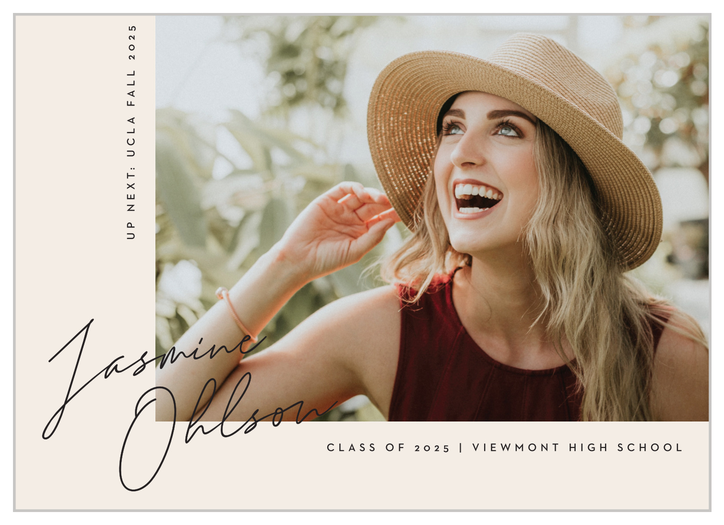 Corner Signature Graduation Announcements