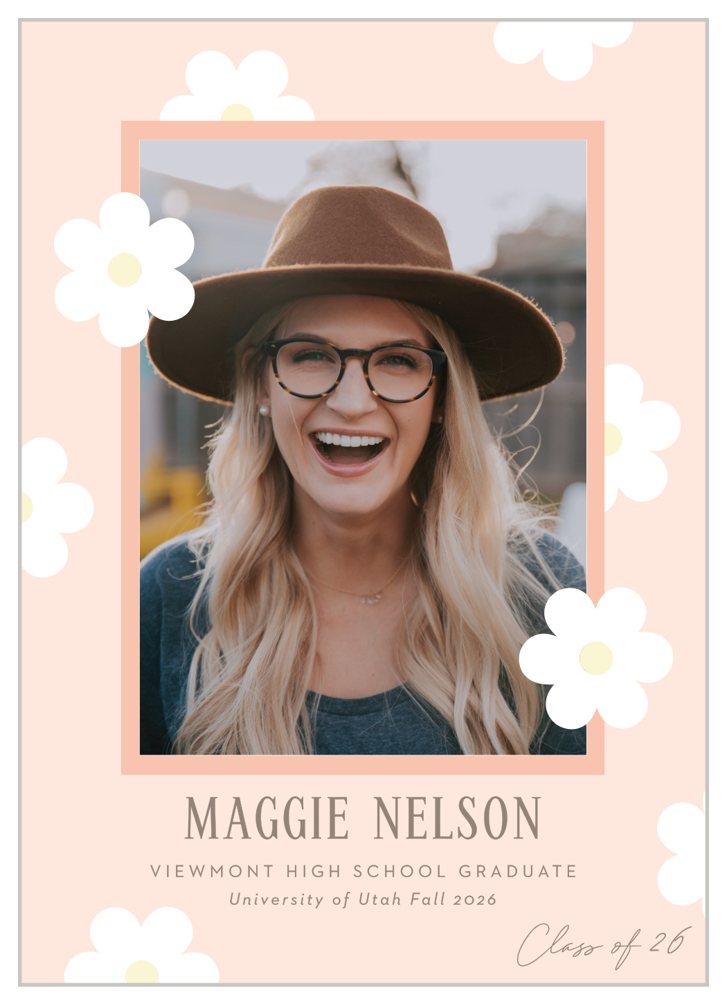 Daisy Grad Graduation Announcements