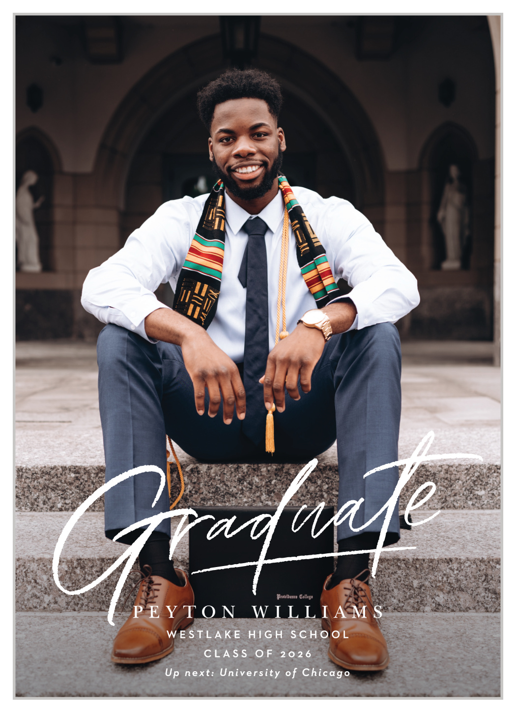 Signed Student Graduation Announcements