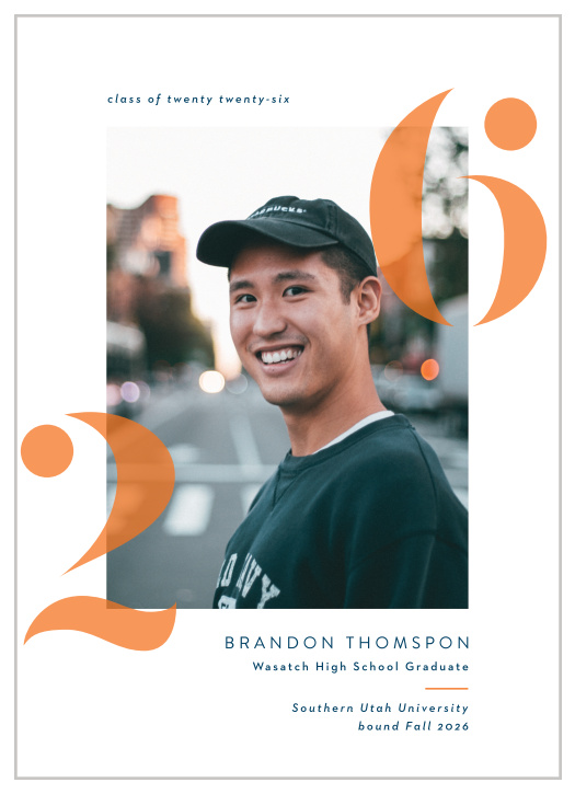 Send out our Tucked Year Graduation Announcements to let family and friends know that you have graduated!