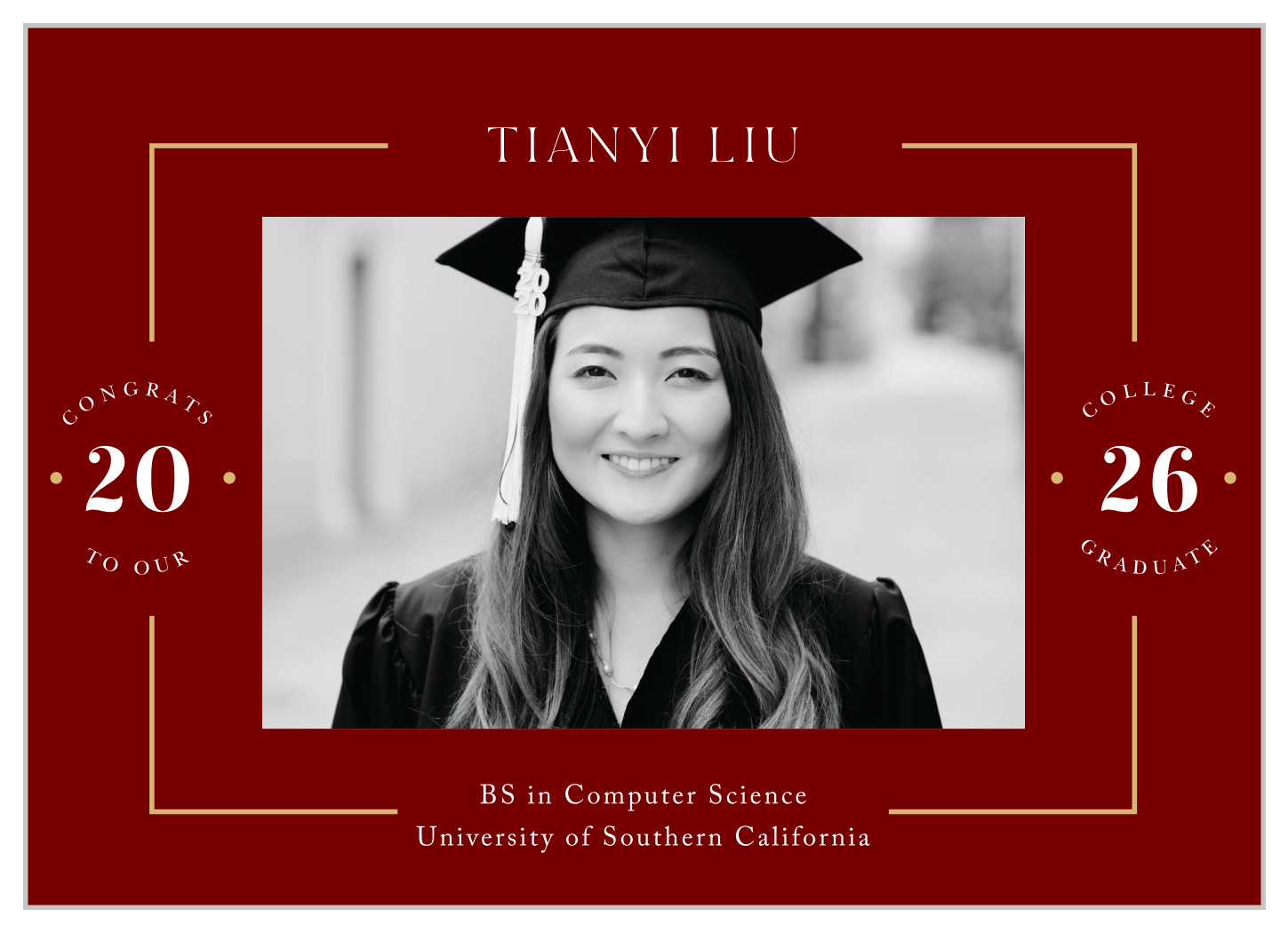 Frontline Frame Graduation Announcements