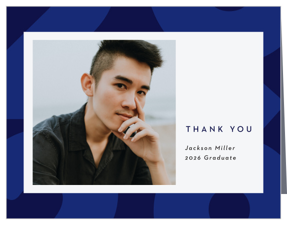 Our Split Year Graduation Thank You Cards let loved ones know how much you appreciate them for their support.