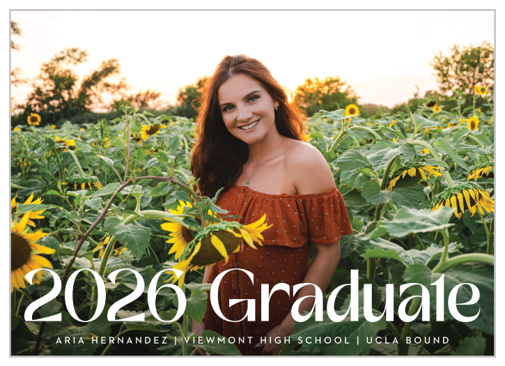 Announce your big day with our Rad Grad Graduation Announcements. 