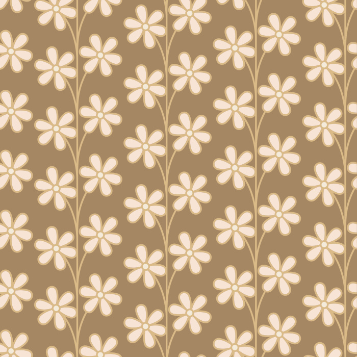 Our Daisy Dance Peel And Stick Removable Wallpaper add a touch of nature in a cute fashion to any wall in your home. 
