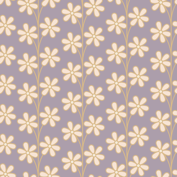 Our Daisy Dance Peel And Stick Removable Wallpaper add a touch of nature in a cute fashion to any wall in your home. 