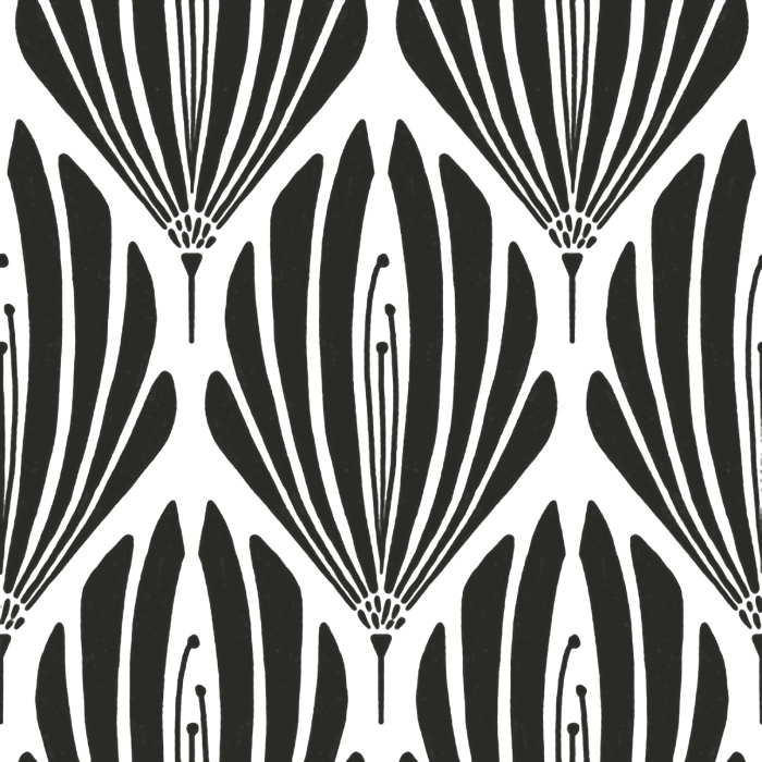 With it’s damask-like pattern of simplified floral shapes, our Fanning Florals Peel And Stick Removable Wallpaper is sure to make a statement on any wall.
