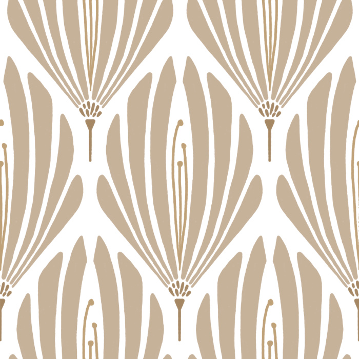 With it’s damask-like pattern of simplified floral shapes, our Fanning Florals Peel And Stick Removable Wallpaper is sure to make a statement on any wall.