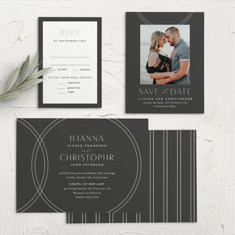 Ring Simplicity Wedding Invitations