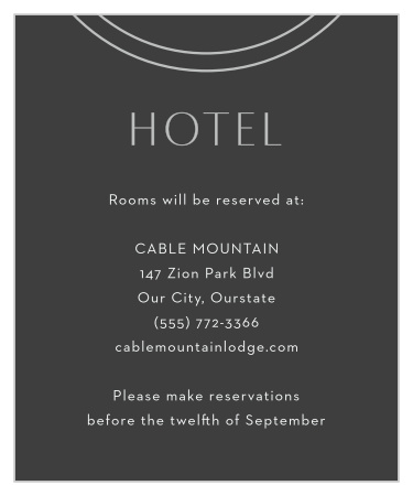 Ring Simplicity Accommodation Cards