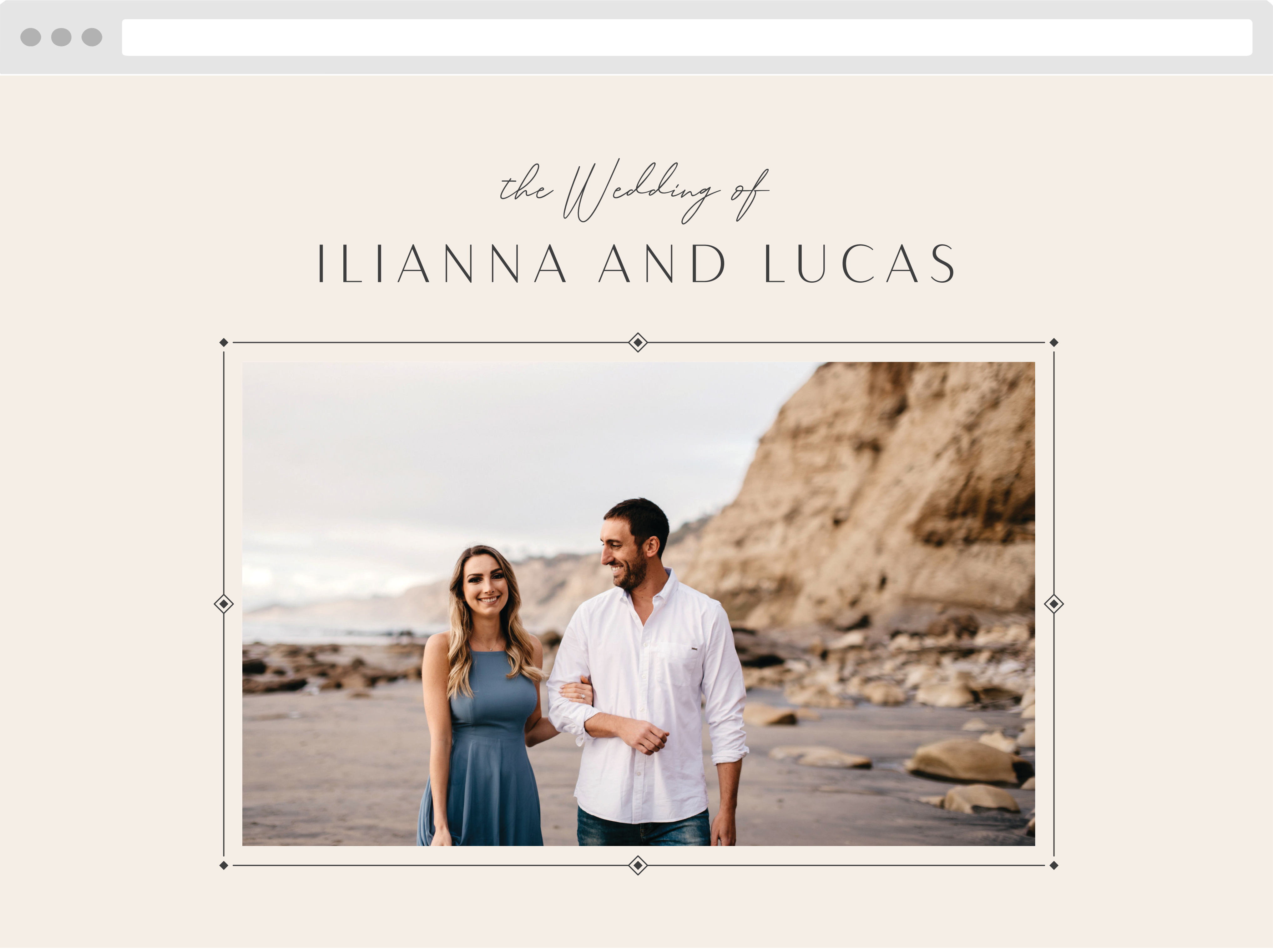 Ilianna Elegance Wedding Website
