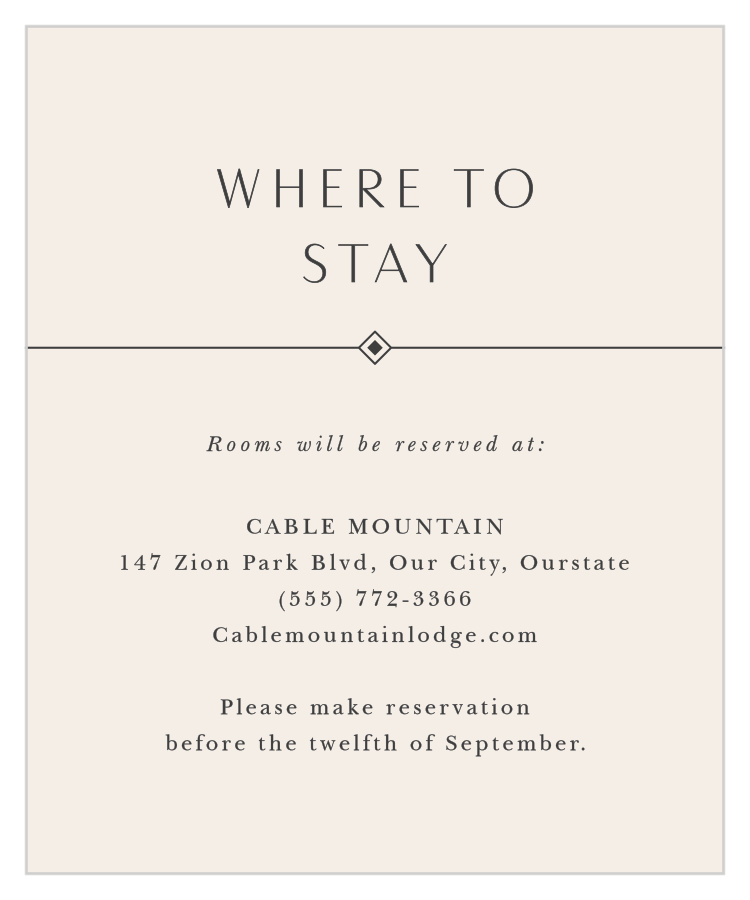 Ilianna Elegance Accommodation Cards