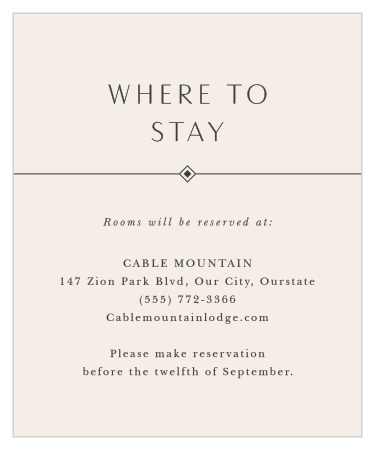 Ilianna Elegance Accommodation Cards