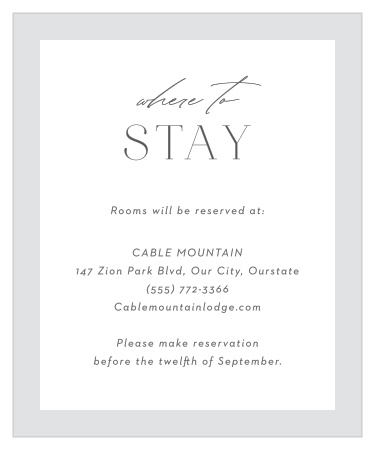 Asymmetrical Initials Accommodation Cards
